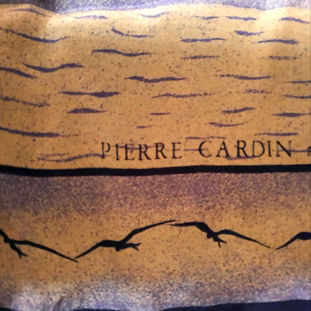 Pierre Cardin silk scarf 40/7, Vintage $40